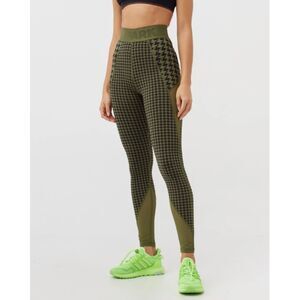 Adidas X IVY PARK Wilpin Black 3-Stripes Tights High Waist Sport Luxe Sz S